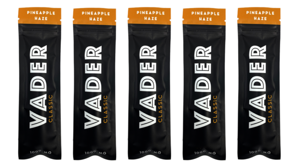 Vader THC Vape Pens - Classic Package - Pineapple haze